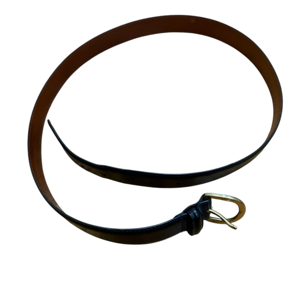 Coach Black Leather Belt